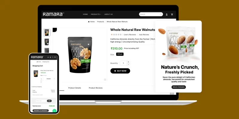 Image - eCommerce Store for California Almonds and Walnuts - Ramara